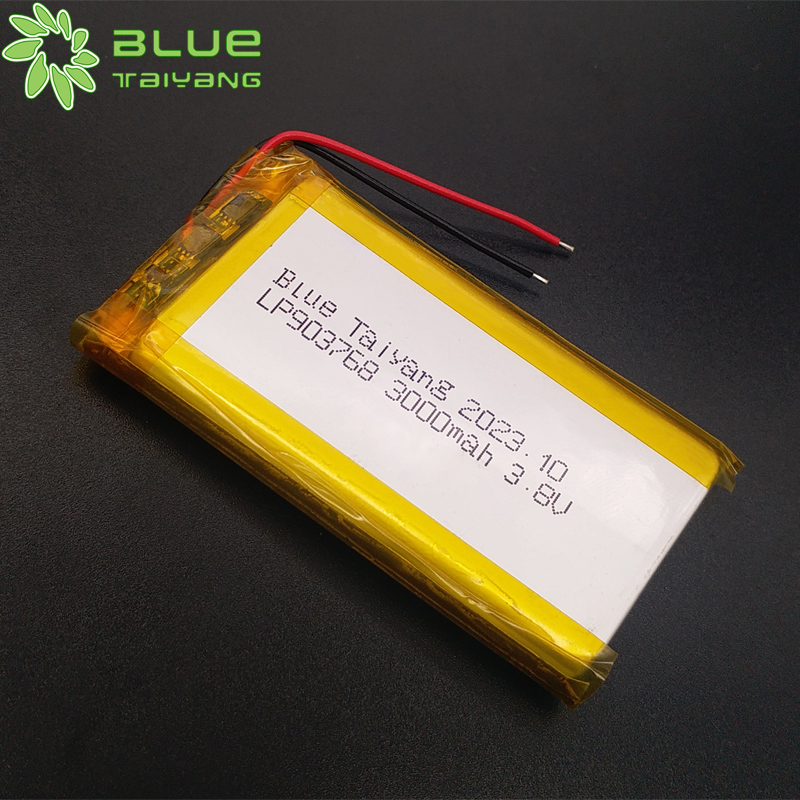 903768 Portable Cooling Fan Bateria 3.8v 3000mah Rechargeable Li-ion Battery