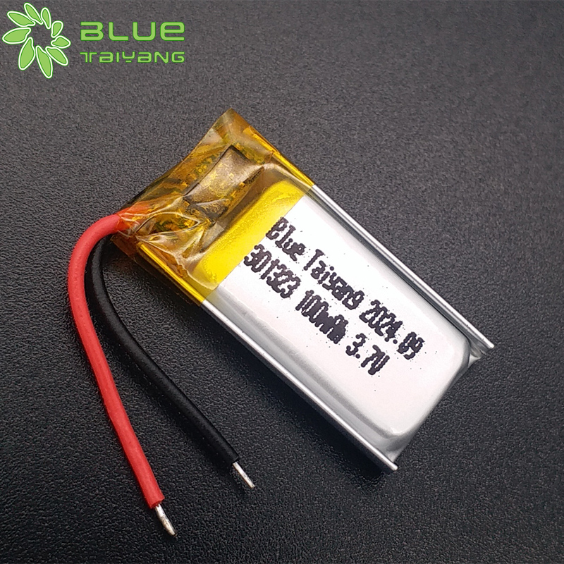 Pouch Cell 301323 3.7v 100mah Lipo 1s Polymer Rechargeable Battery