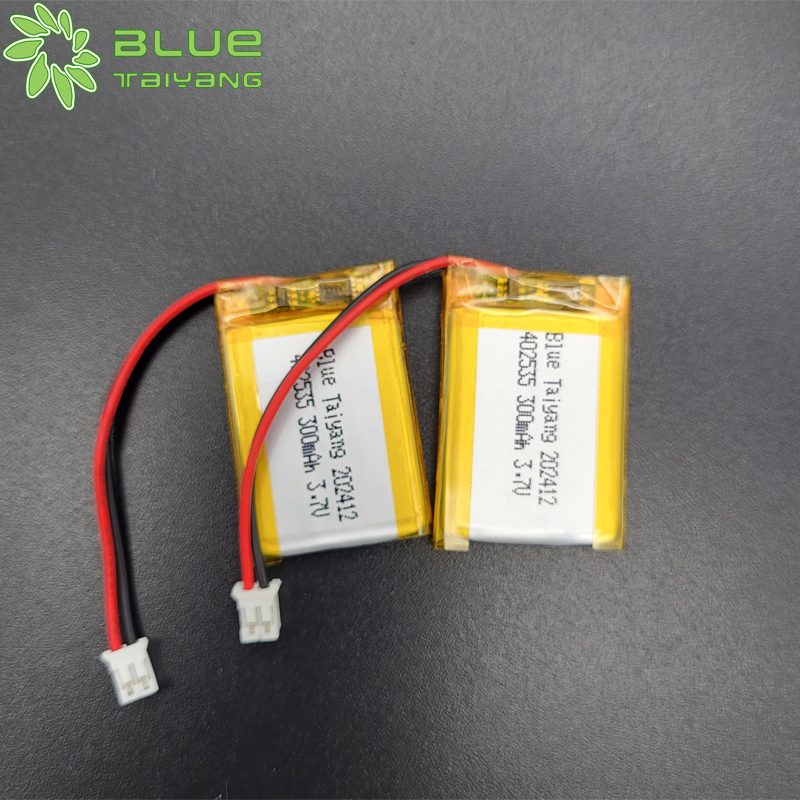 Lithium-ion Pouch Cell 452530 300mah 3.7v Rechargeable Custom Lipo Battery