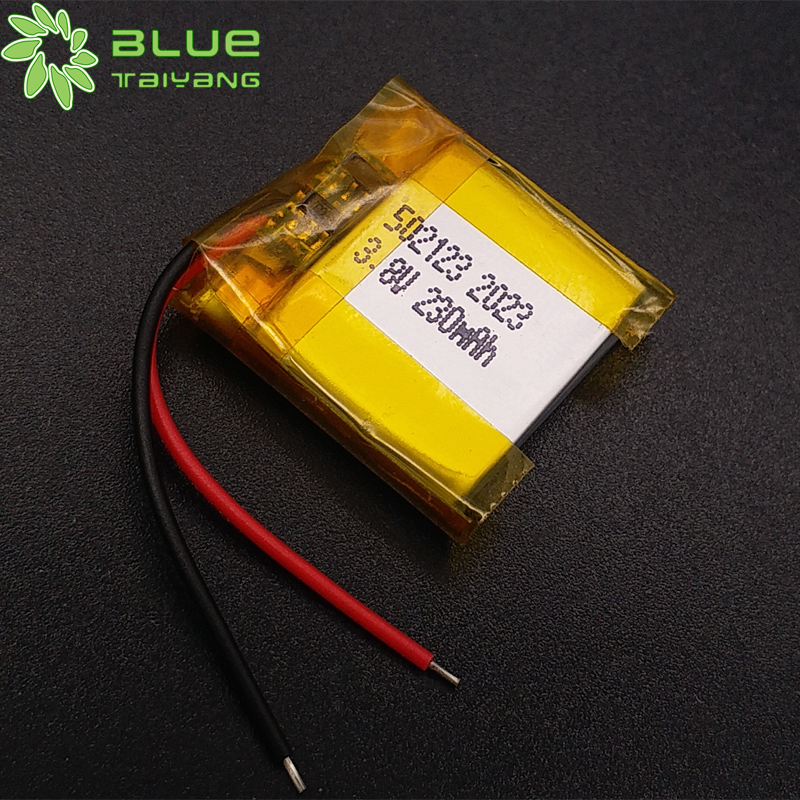 Rechargeable Lithium Ion Polymer 502123 3.8v 230mah Custom Lipo Battery