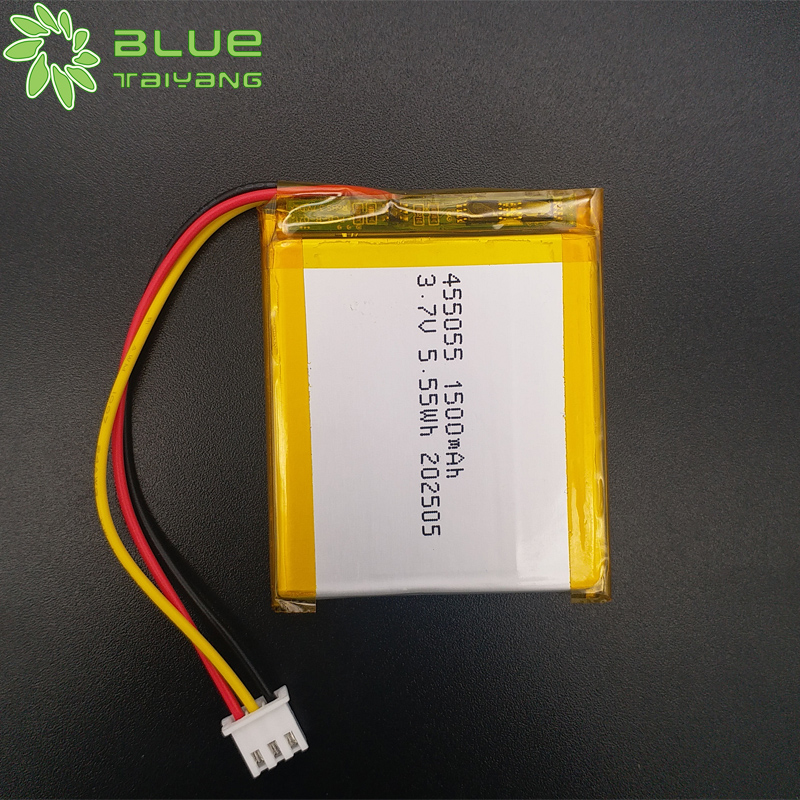Lithuim Polymer Battery Rechargeable Custom 455055 3.7v 1500mah Li Ion Battery Cell