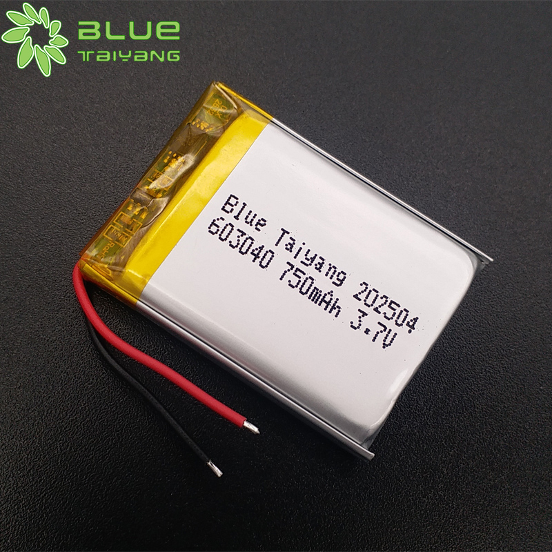 Recargable 1s Lipo Battery 603040 750mah 3.7v Battery for Tracking Device