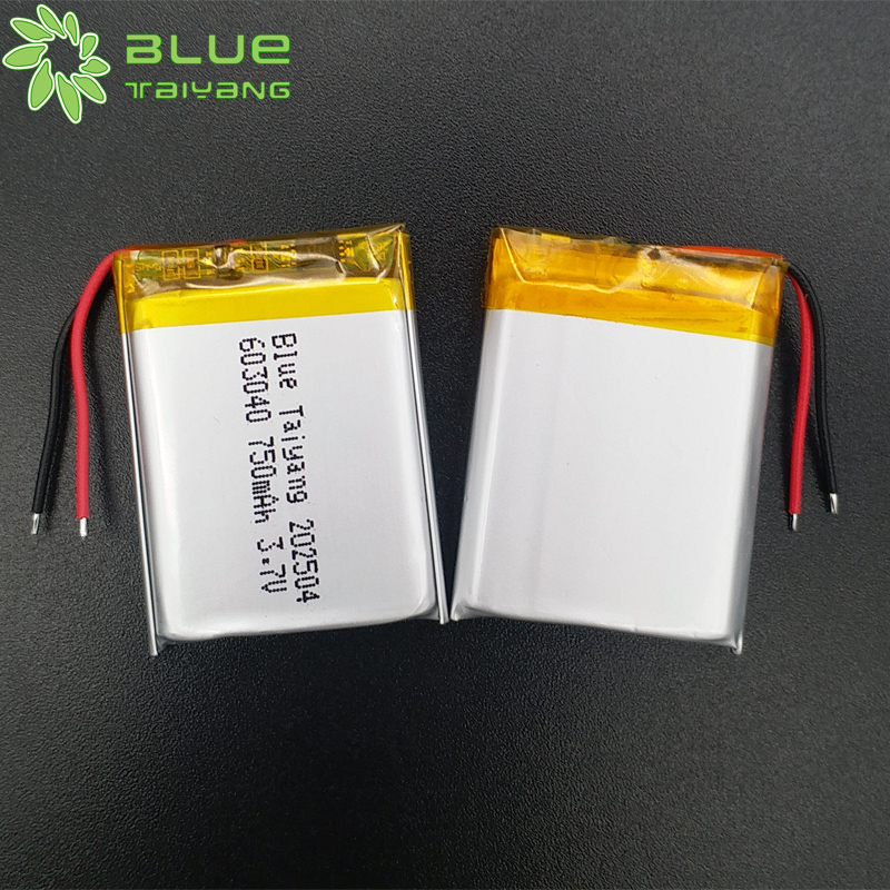 Recargable 1s Lipo Battery 603040 750mah 3.7v Battery for Tracking Device