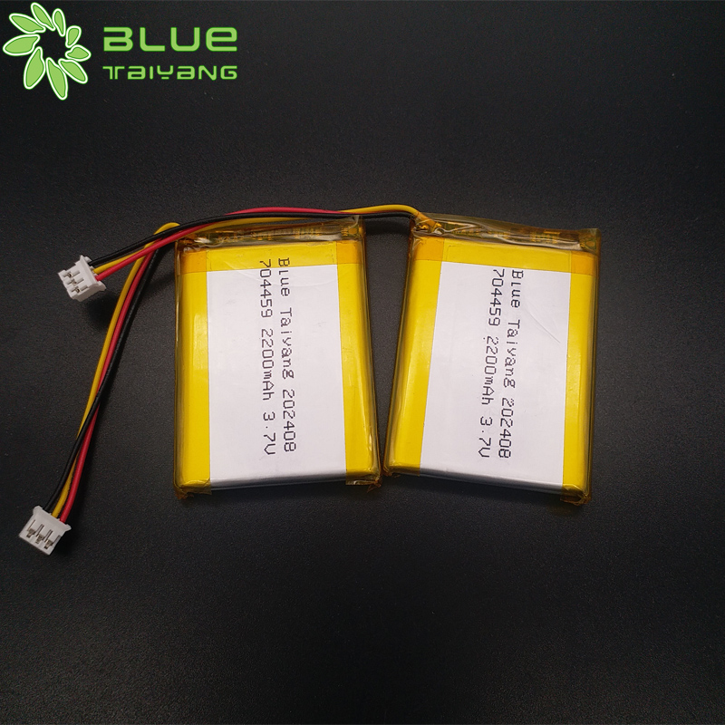 Lithium Polymer Cells 704459 2200mah 3.7v Rechargeable Custom Lithium Battery