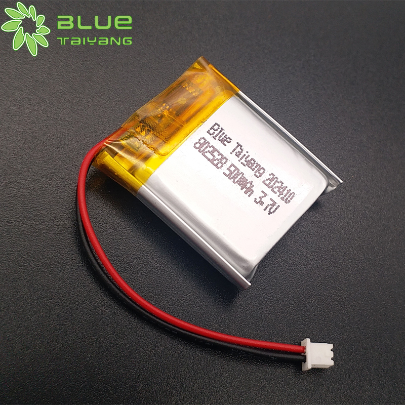 Rechargeable Custom Lipo Battery 802528 500mah 3.7v 1.85 Wh Small Battery