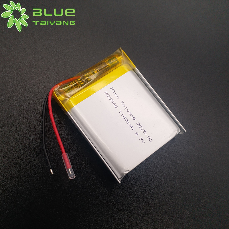 Custom Lithium Polymer Battery 803540 3.7v 1100mah Li Ion Battery Pack Rechargeable