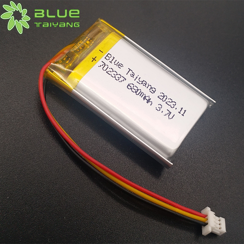 Custom Rechargeable 702337 Li Polymer Battery 3.7v 680mah Lithium Polymer Battery