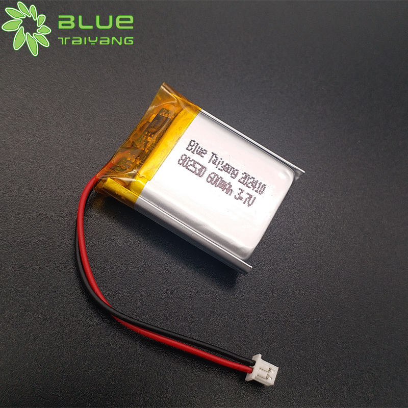 802530 Custom Rechargeable Batterie Lipo 3.7v 600mah Li Polymer Battery