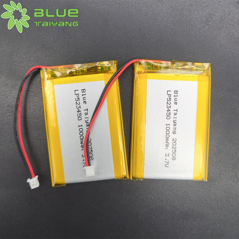 523450 Custom Rechargeable Bateria Lipo 3.7v Pcm 1000mah Ce Lipo Batteriessmall Size