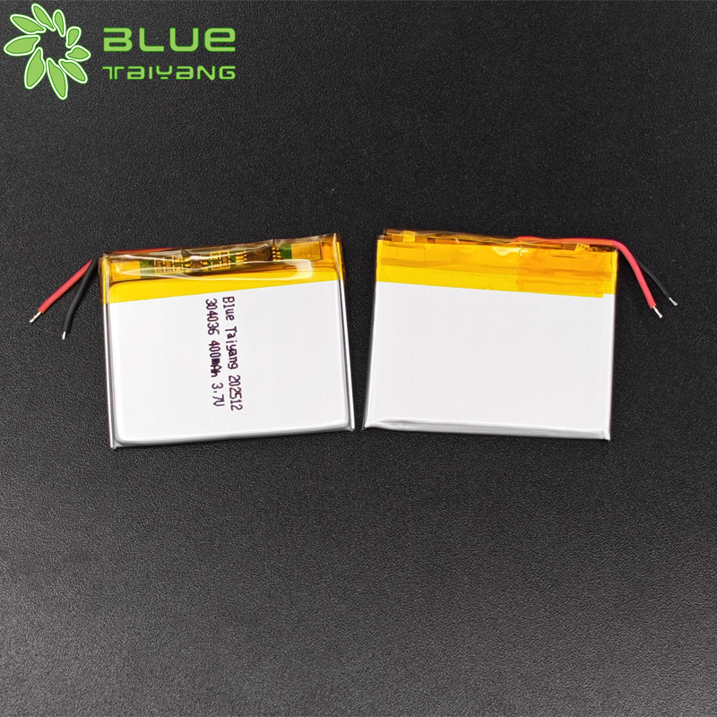 304036 Custom Lipo Bateria 1.48wh 3.7v 400mah Li Polymer Battery Cell