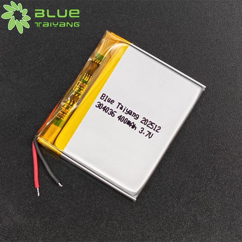 304036 Custom Lipo Bateria 1.48wh 3.7v 400mah Li Polymer Battery Cell