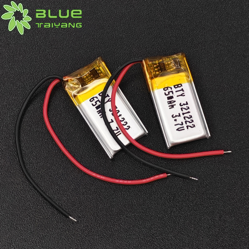 321222 Battery 3.7v 65mah Li-polymer Battery Rechargeable Custom Bateria