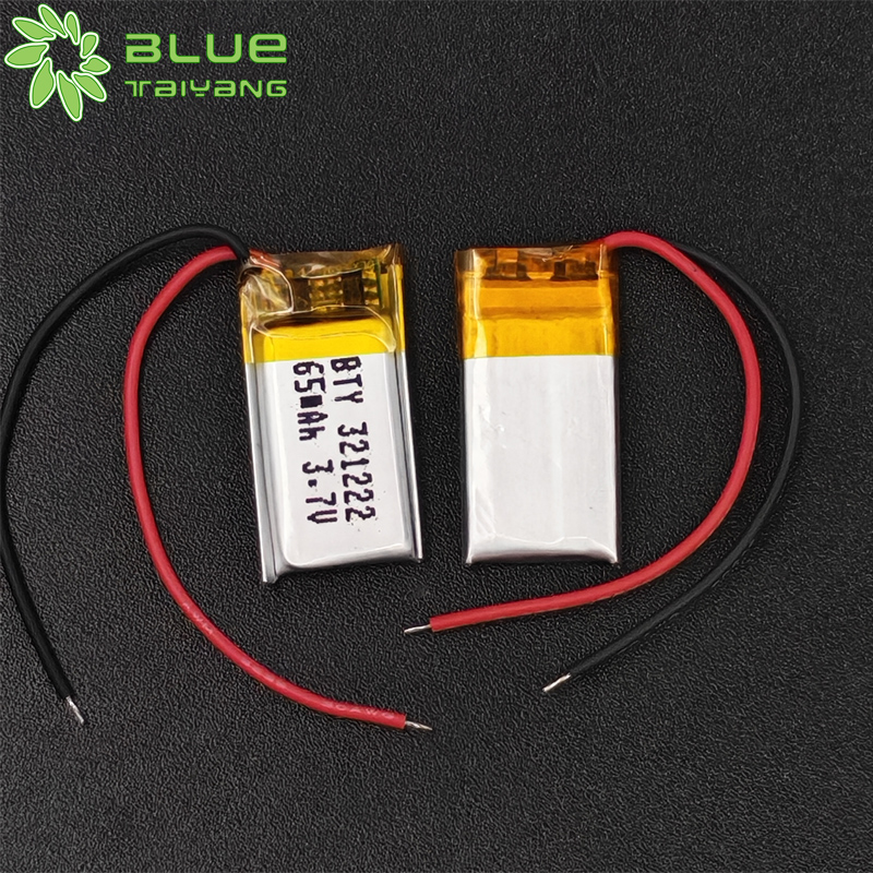 321222 Battery 3.7v 65mah Li-polymer Battery Rechargeable Custom Bateria