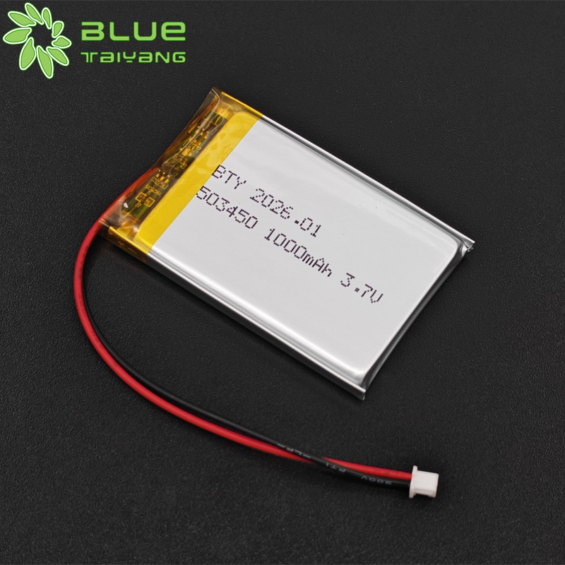 503450 custom batteries rechargeable 3.7 v 1000mah lithium ion battery