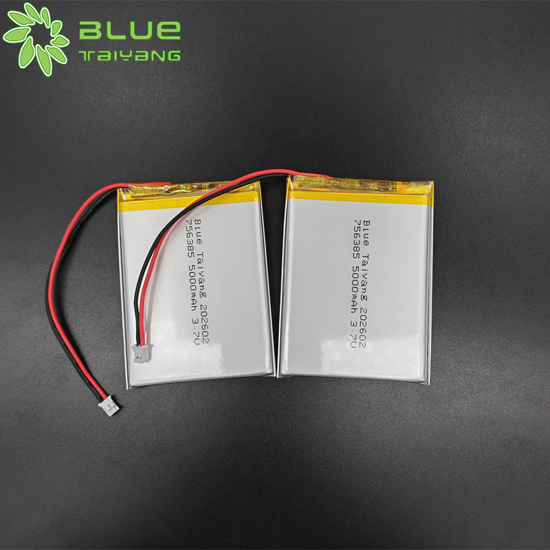756385 Rechargeable Custom lithium polymer batterie 3.7v battery 5000mah power bank