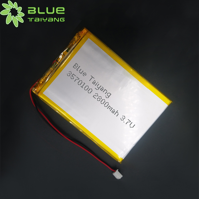 rechargeable battery 3.7v 2800mah 3570100 lithium polymer battery