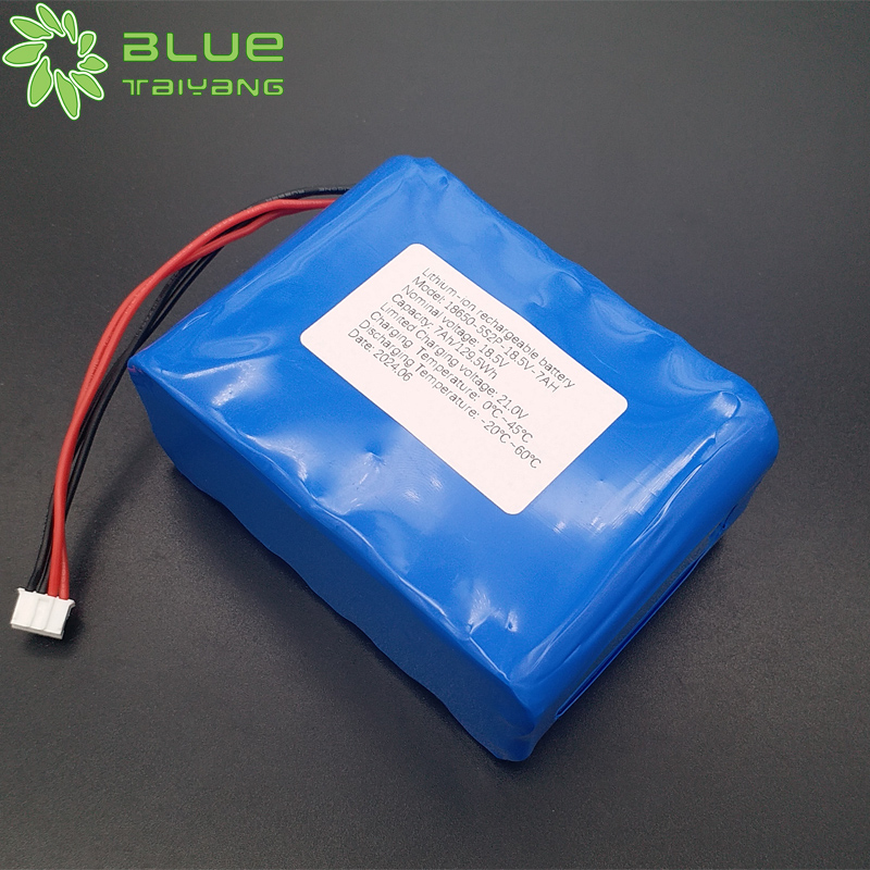 10-18650 li-ion 18650 battery pack 5s2p 18.5v 20v 7000mah rechargeable lithiun battery pack
