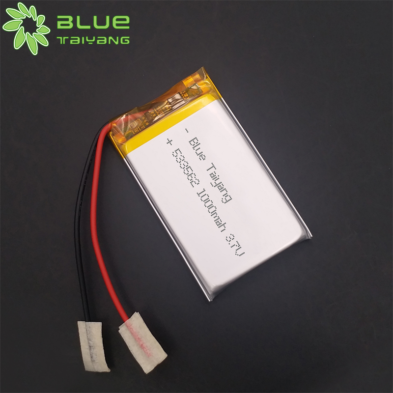 533562 lithium 3.7v rc rechargeable battery 3.7v 3.7wh lithium polymer battery power bank 1000mah