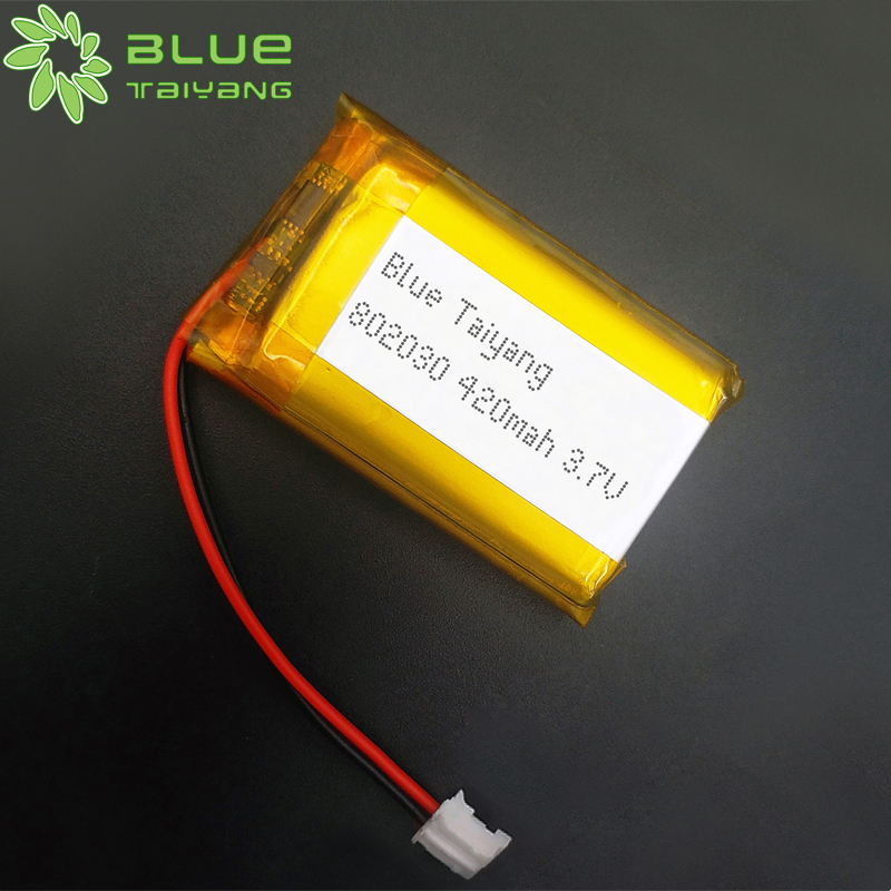 High Temperature lithium ion lipo li ion polymer rechargeable battery 802030 3.7v 420mAh