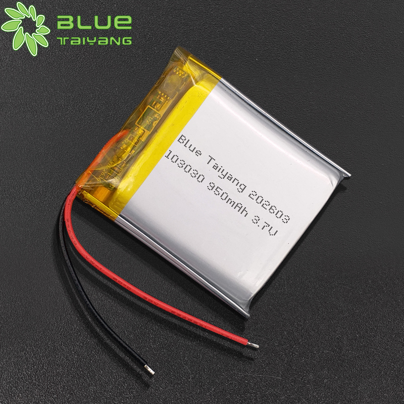 Small size Rechargeable 3.7v 950mah lipo battery 103030 950mah 3.7V lithium polymer Battery