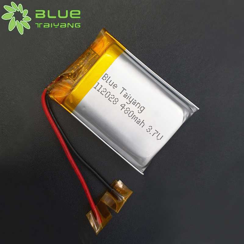 112028 li ion polymer battery 3.7v 480mah rechargeable lithium battery