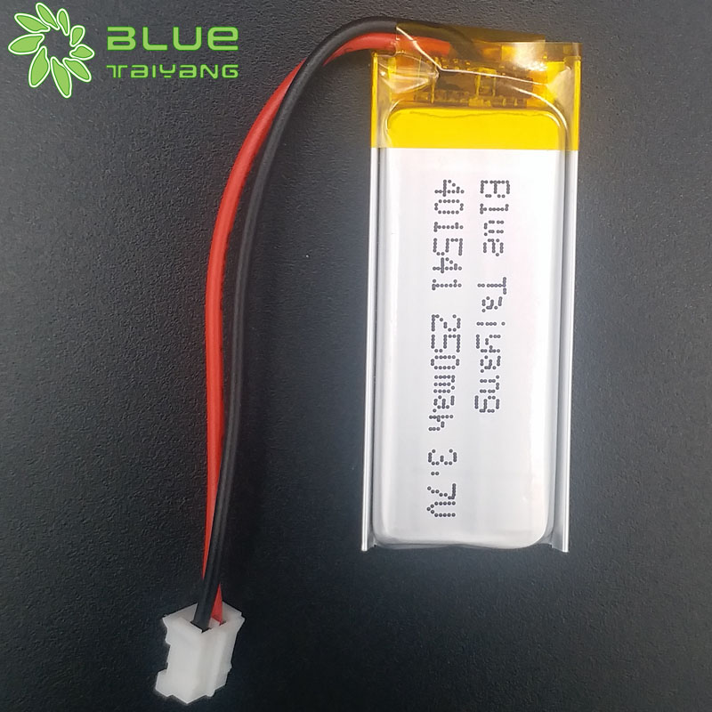 rechargeable lipo 401541 3.7v 250mah batterie 3.7v 250mah li polymer battery