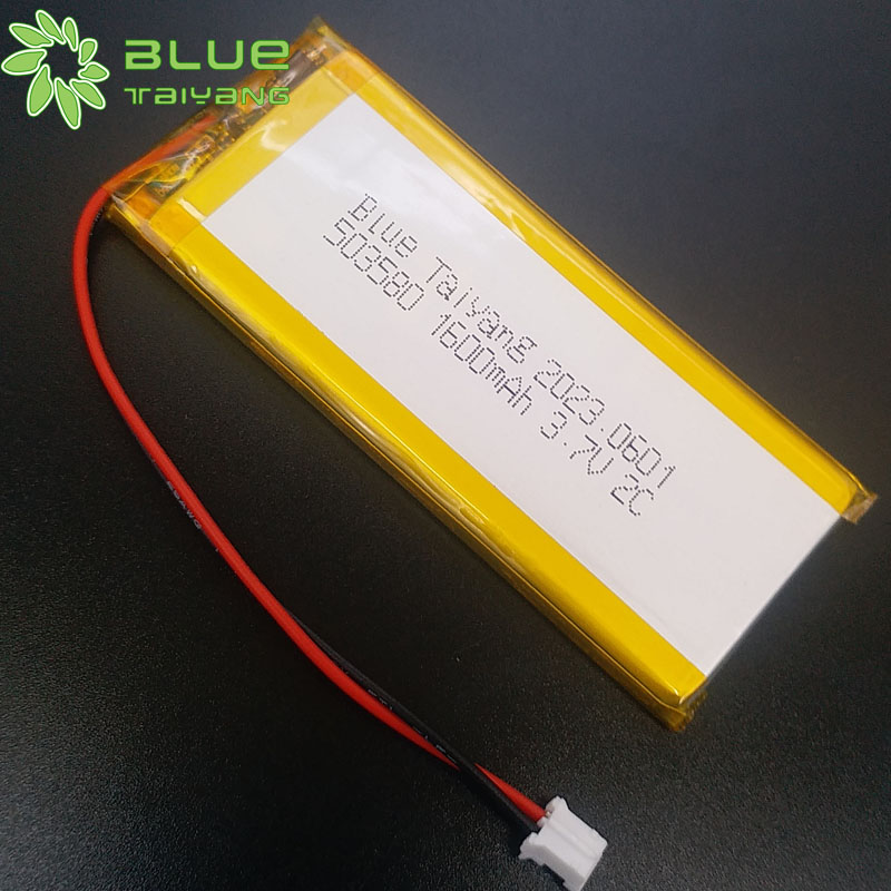 503580 rechargeable lipo battery 1600mah battery li polymer 1600mah 3.7v lithium battery 2C