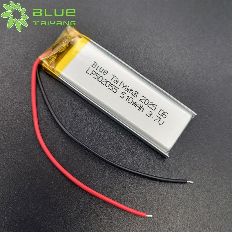 Lithium Battery Rechargeable 3.7v 550mah Li-polymer 502055 3.7 v Li-po Battery 500 Mah Lipo Battery