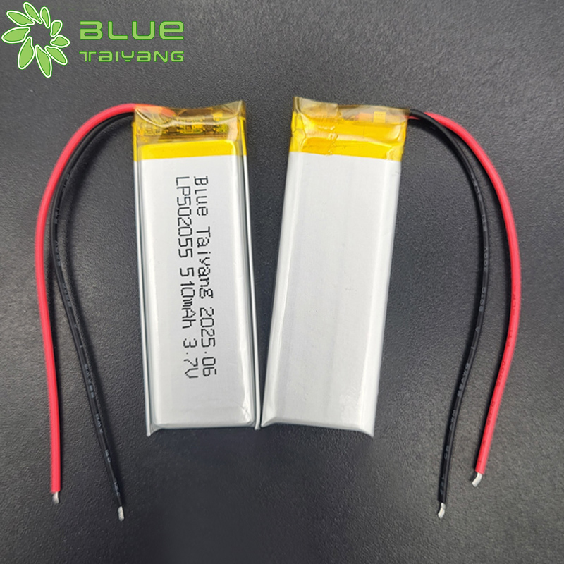 Lithium Battery Rechargeable 3.7v 550mah Li-polymer 502055 3.7 v Li-po Battery 500 Mah Lipo Battery