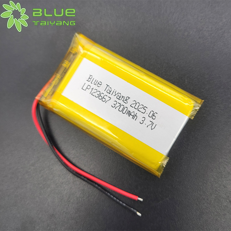 123667 3.7V 3700mah Lithium Polymer Battery Lipo Rechargeable Li Ion Polymer Battery 3700mah