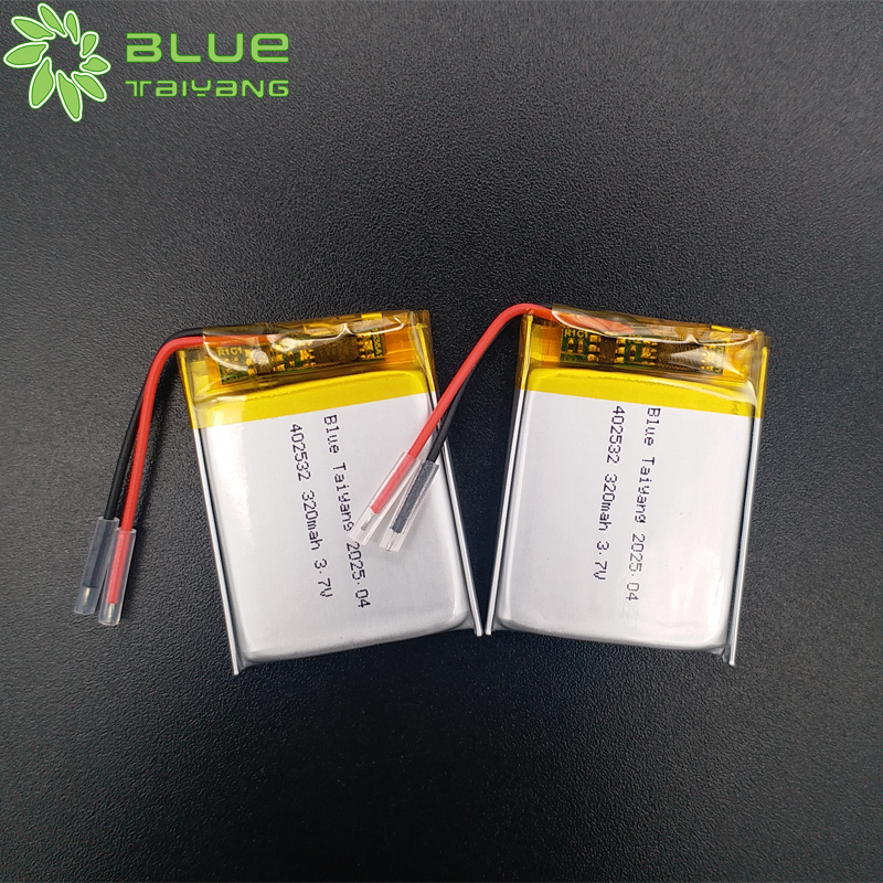 402532 custom small battery rechargeable lipo battery 320 mah 3.7v