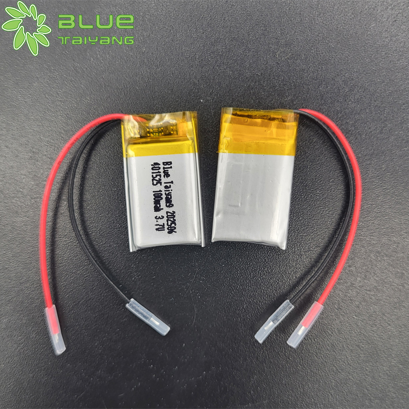 Deep Cycle Rechargeable Li Polimer 3 7v 100mah Small Lipo Battery 401525 3.7V 100mAh Lithium Polymer Battery