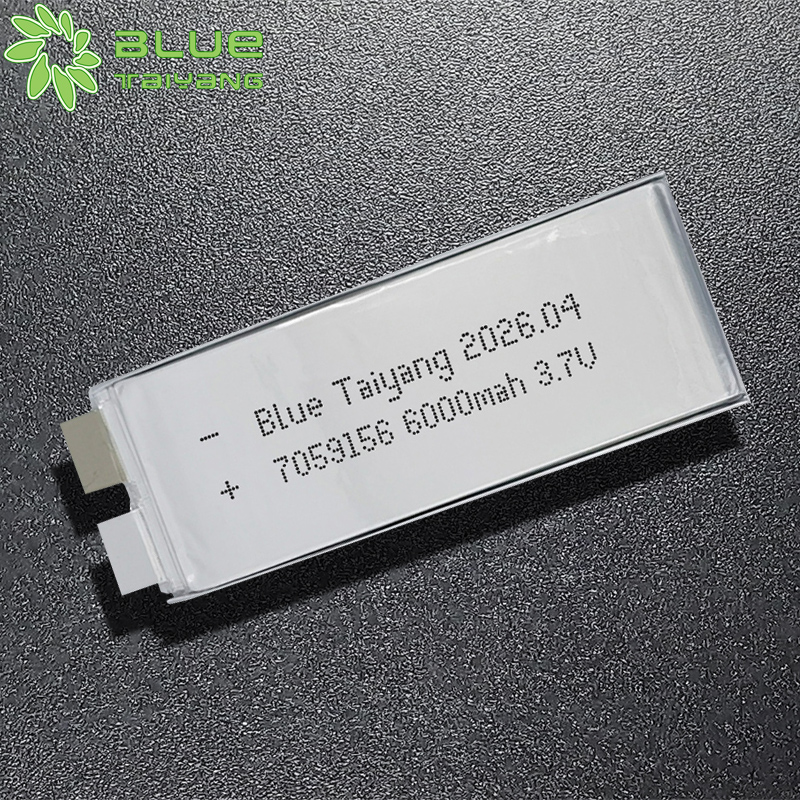 7059156 Custom High Rate 60C 3.7V 6000Mah Lithium Ion Battery Lipo Battery 60c Battery Pouch Cell