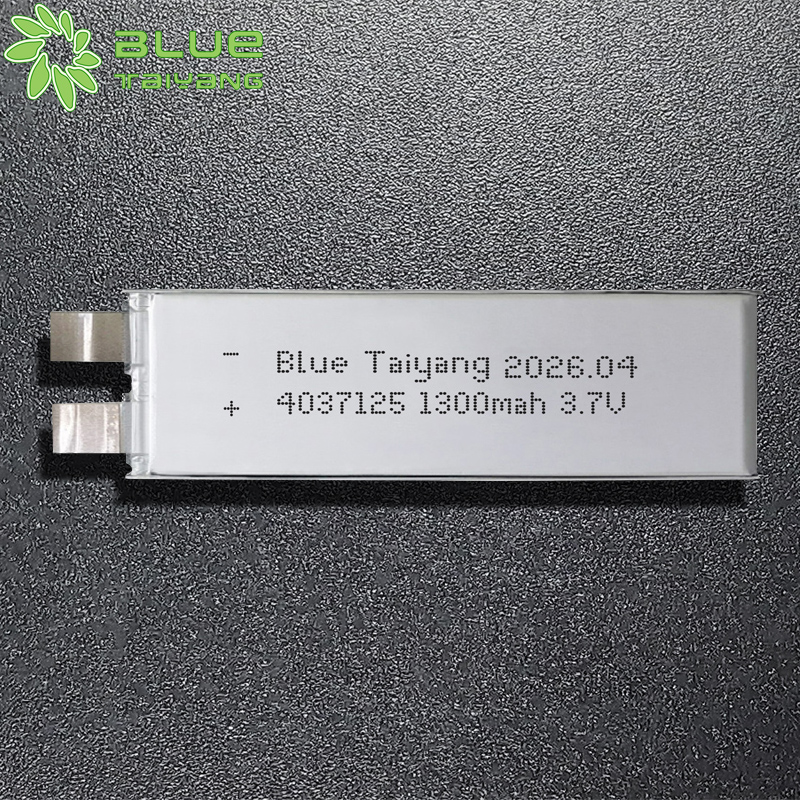 4037125 Wholesale high discharge lipo battery 3.7v 1300mah 60c battery pouch cell