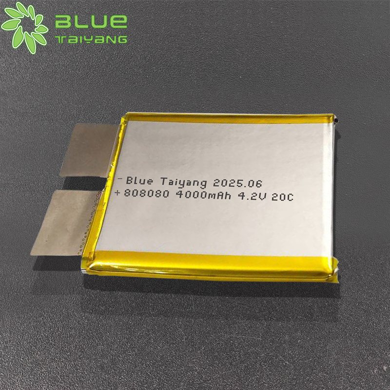 Custom Lithium Polymer Battery 808080 4000mAh 20C 4.2V High Rate C-rate Power Cells