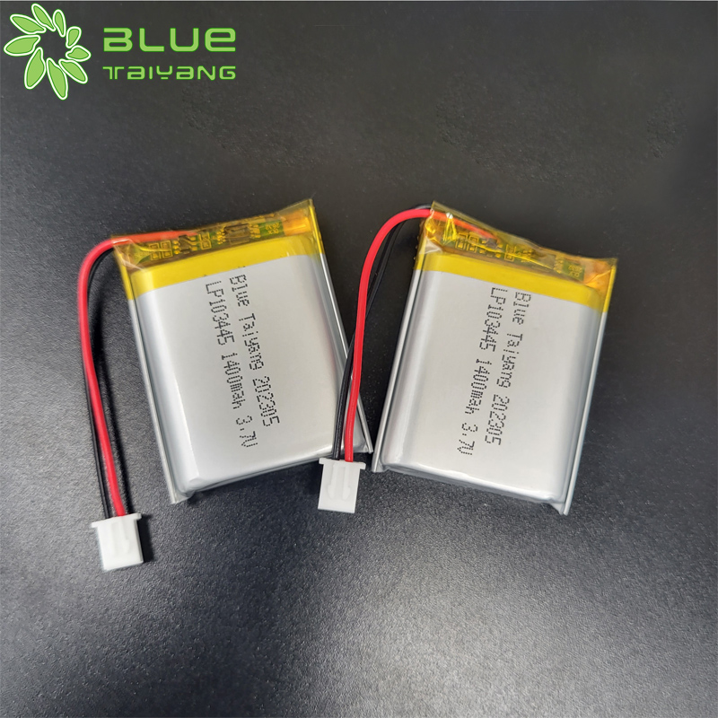103445 rechargeable li ion battery lipo bateria 3.7v 1400mah lithium ion battery