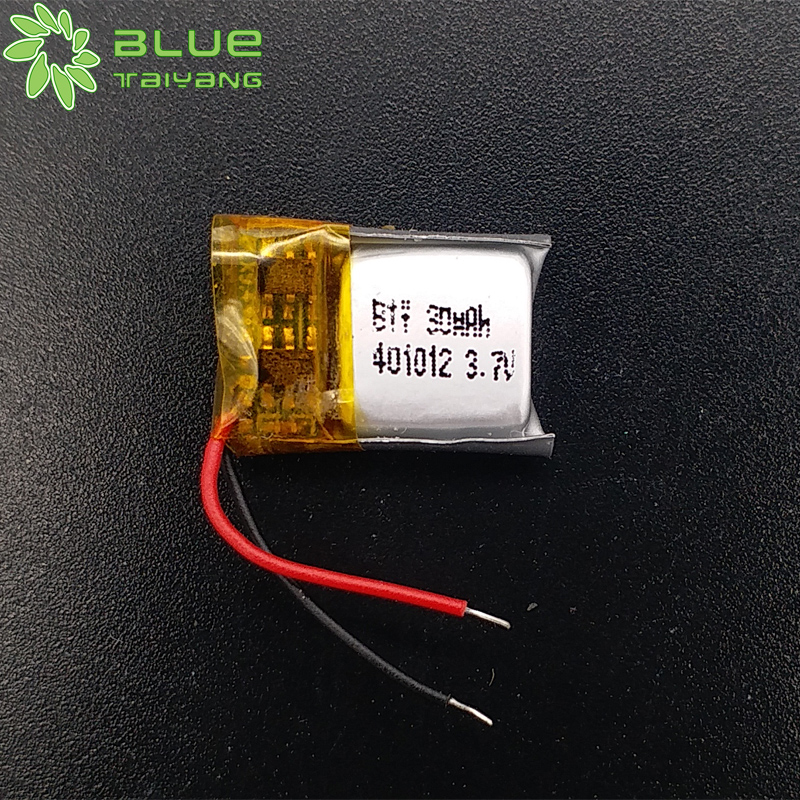 401012 Rechargeable Battery Ion Cells litium Polymer battery 30mah 3.7v Small Size lipo battery