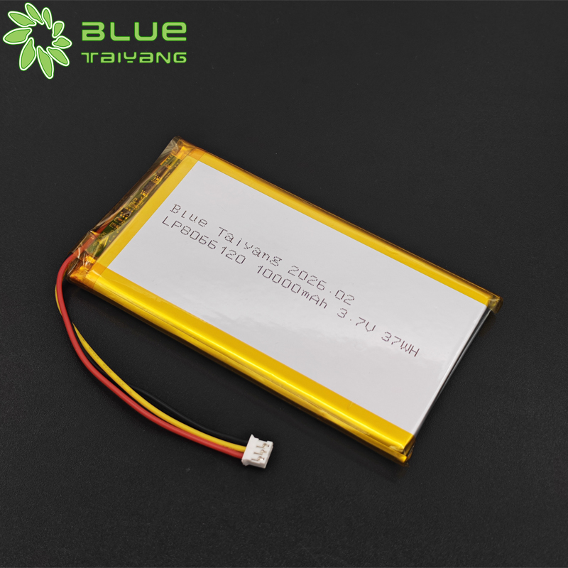 3.7v 10000mah rechargeable battery 8066120 10000mah battery cell 10Ah for power bank lithium polymer battery