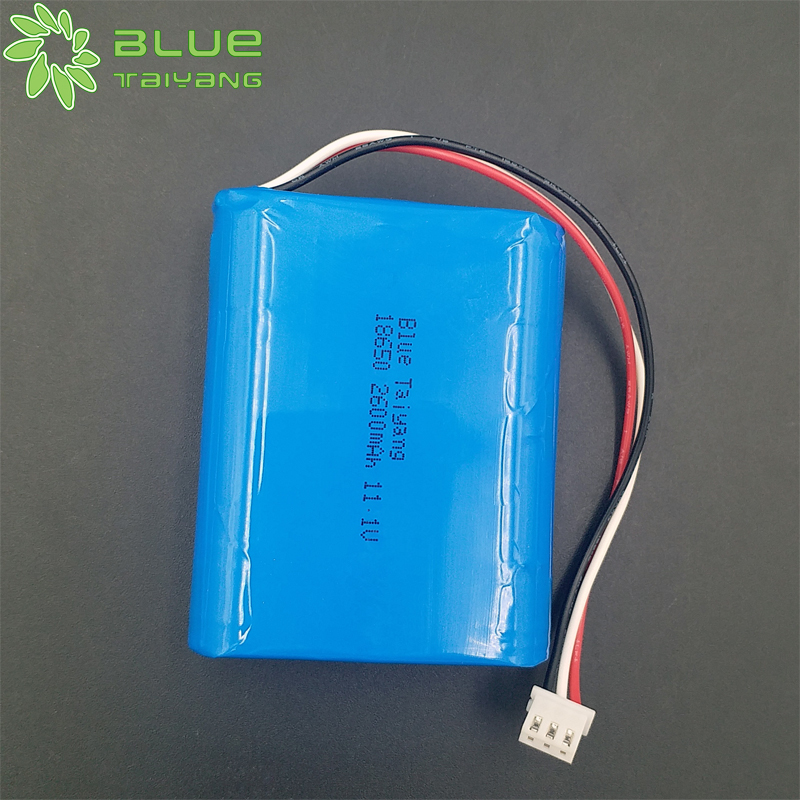 18650 Lithium ion battery pack 3S1p 11.1v 2600mah for Surveillance camera, router power supply, therapy device, scanner, infusion pump