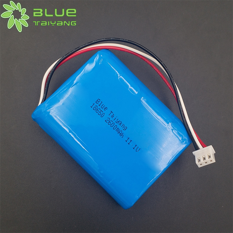 18650 Lithium ion battery pack 3S1p 11.1v 2600mah for Surveillance camera, router power supply, therapy device, scanner, infusion pump