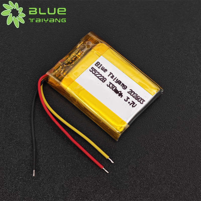 552228 Wholesale ultra thin Lithium Polymer Batteries 3.7v 330mah rechargeable li ion cell
