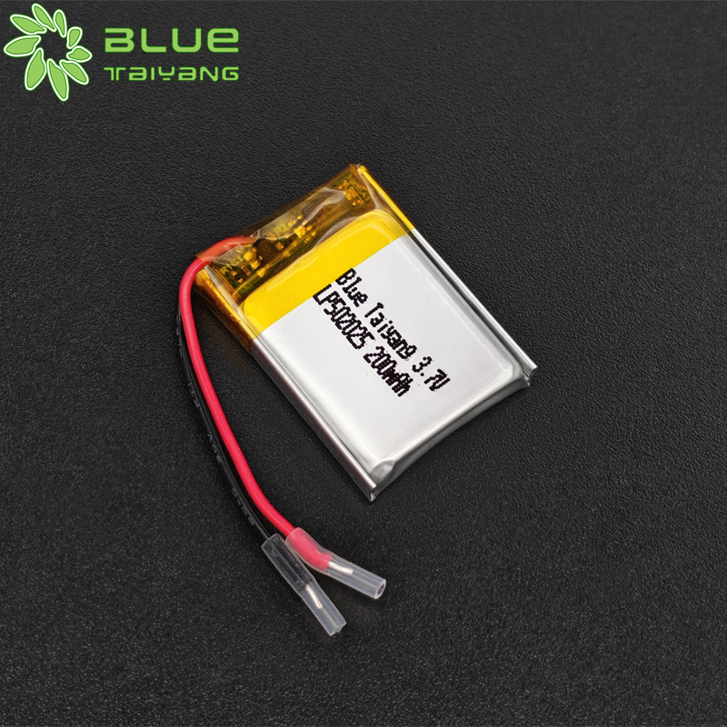 rechargeable li ion cell lithium polymer battery 502025 3.7v 200mah lipo battery