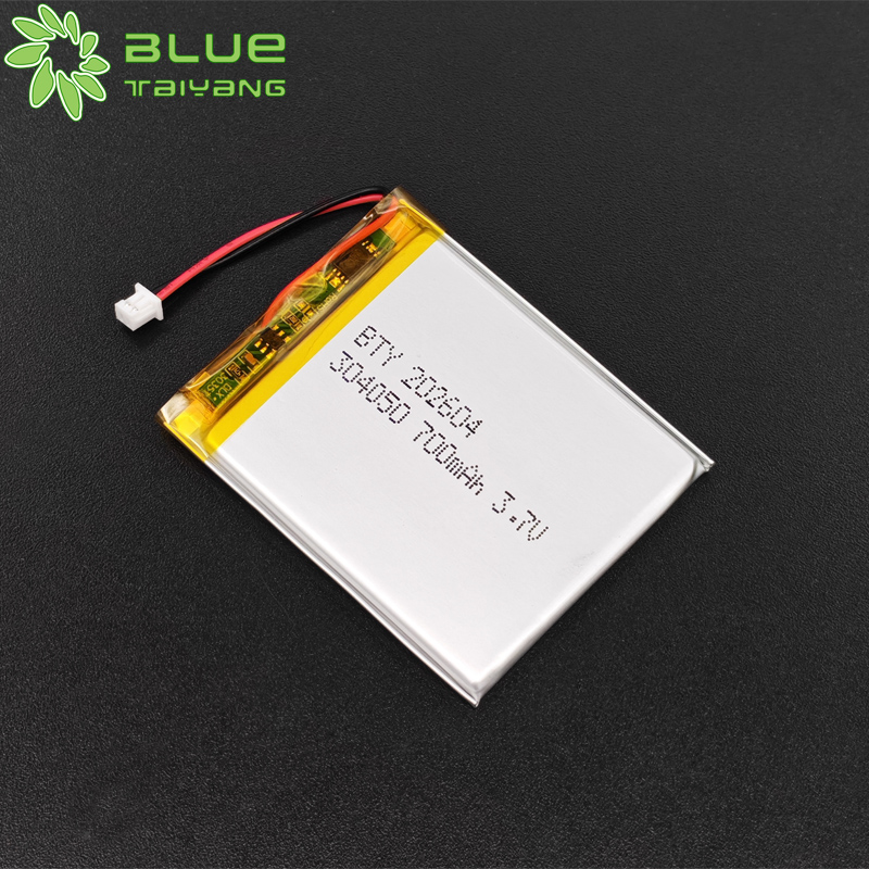 304050 3.7v 700mah Battery 3.7V Lithium Ion Polymer Rechargeable Battery