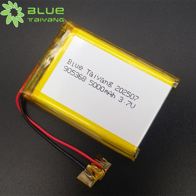 905368 lithium ion battery 5000mah 3.7v rechargeable li-polymer cells