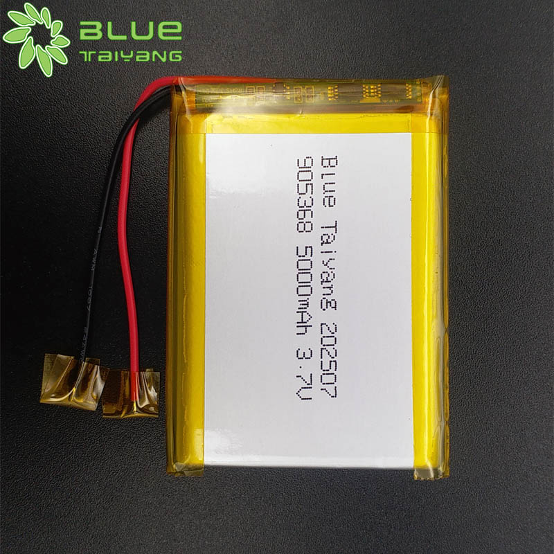 905368 lithium ion battery 5000mah 3.7v rechargeable li-polymer cells