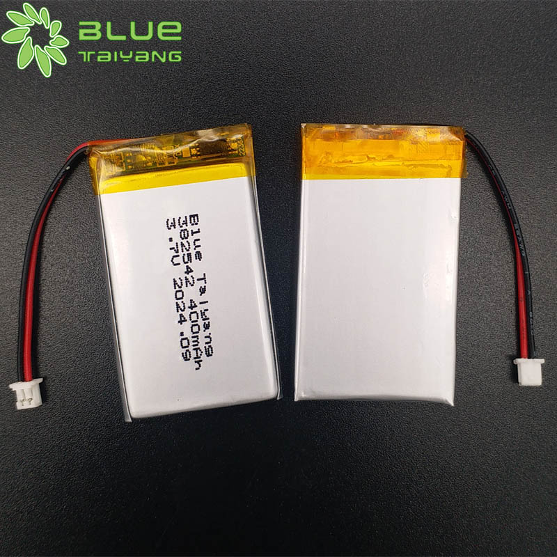Lithium Polymer Battery Cell 382542 lipo 3.7v 400 mah Rechargeable thin Polymer 1.48wh 3.7v 400 mah