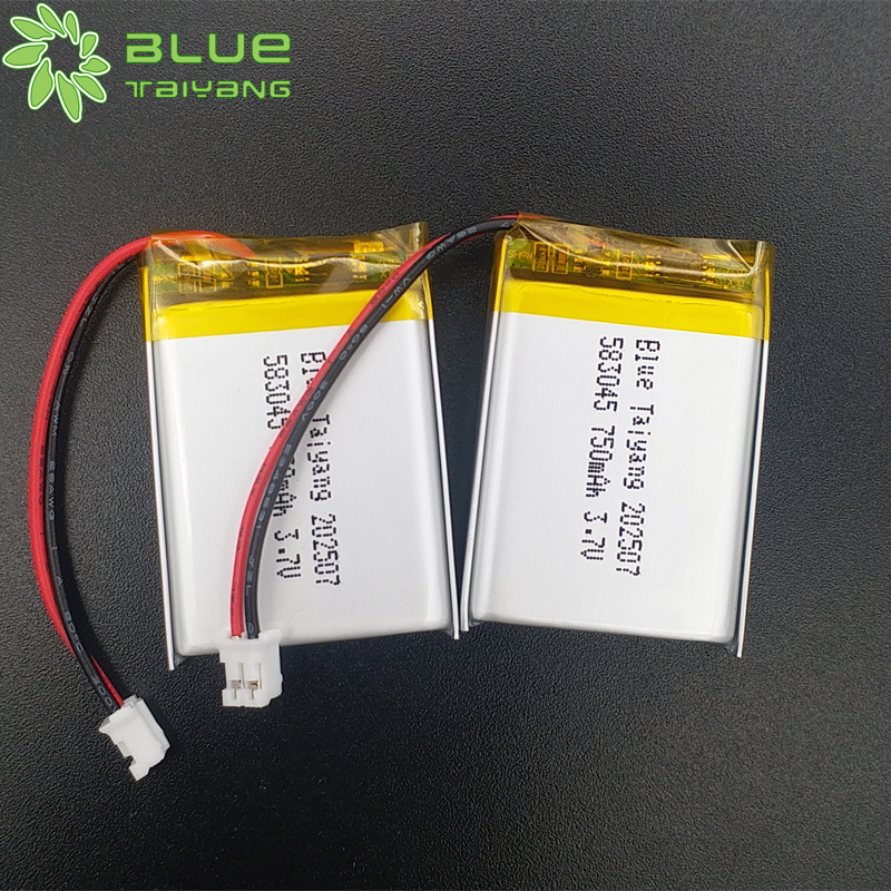 583045 Lipo Battery 3.7V 750mAh Rechargeable Lithium Polymer Battery