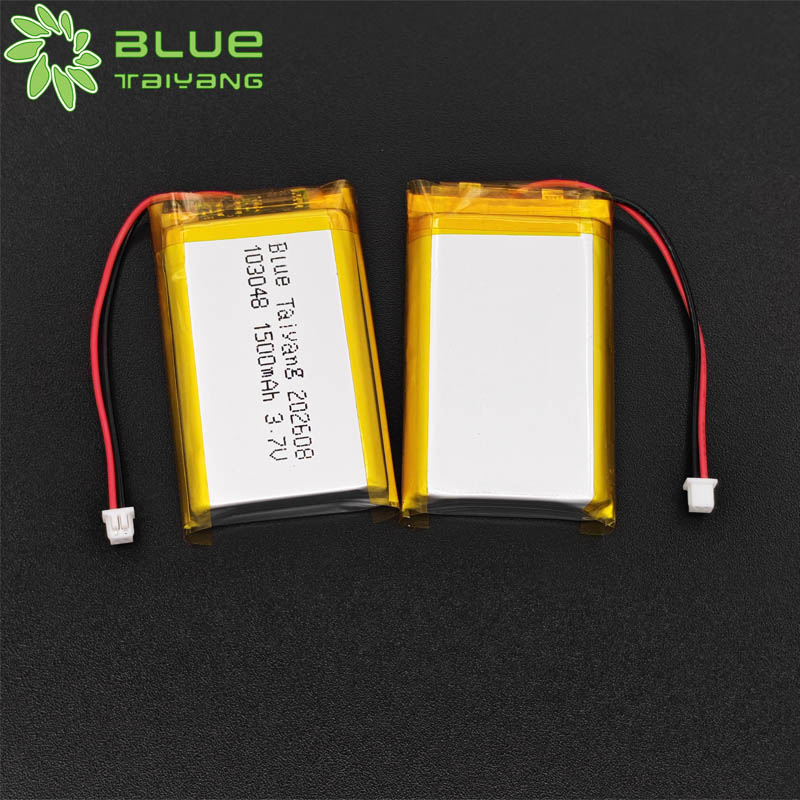 103048 rechargeable lipo battery cell 1500mah 3.7v lithium battery Suitable for electronic scales and GPS, etc