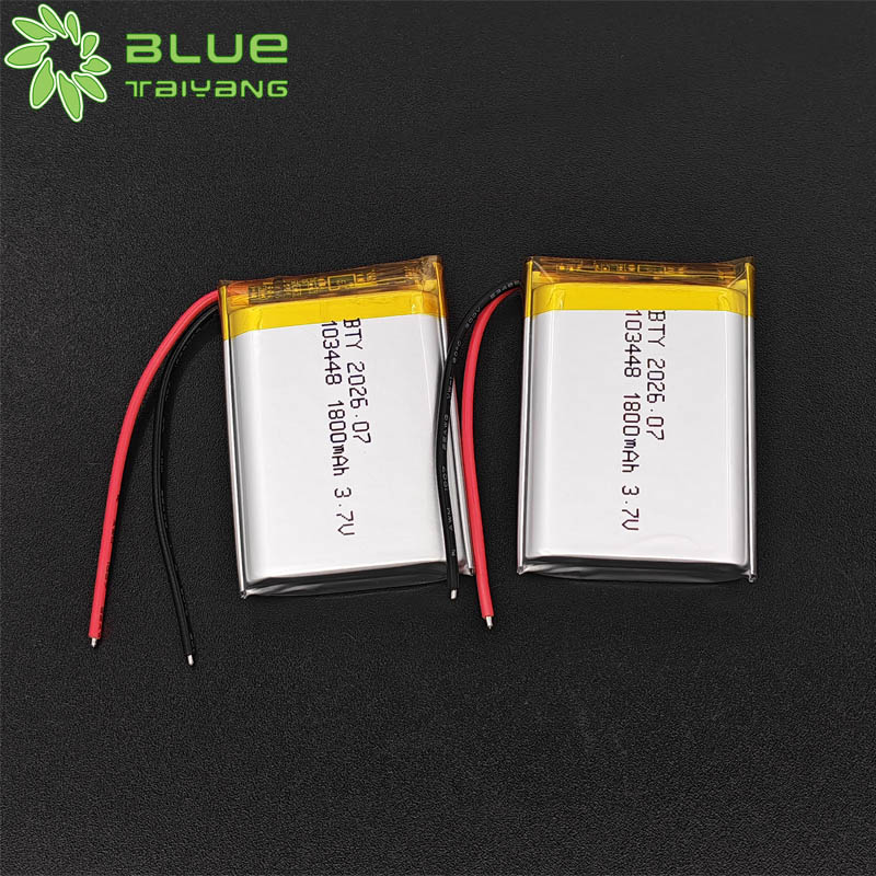 103448 custom lipo drone battery 3.7v 1800mah 6.66wh li ion rechargeable battery
