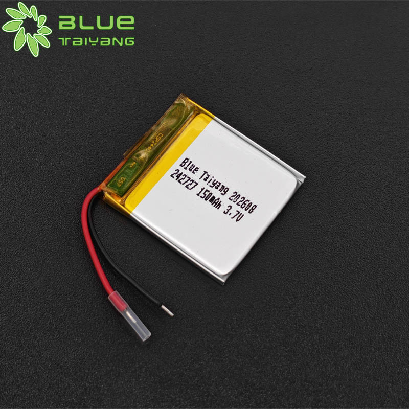 3.7V 150mAh 242727 Rechargeable Lithium Polymer Battery for Mini Drones and Bluetooth Headsets igh-Performance Cell